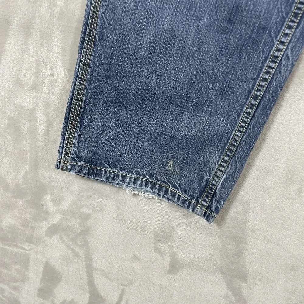 Vtg Levis Carpenter Jeans Mens 30x30 Loose Straight Y2K 2004 Faded Distressed